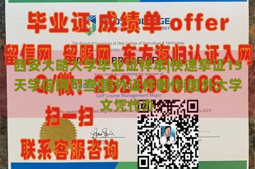 西安大略大学毕业证样本|快速拿证15天学信网可查|国外证件制作|国外大学文凭代办